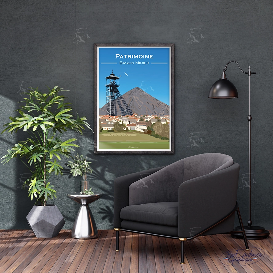 Bassin Minier - Affiche - Evidencegraphique