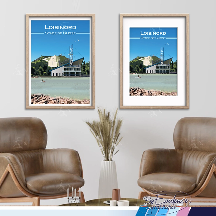Loisinord Stade de glisse Affiche evidencegraphique