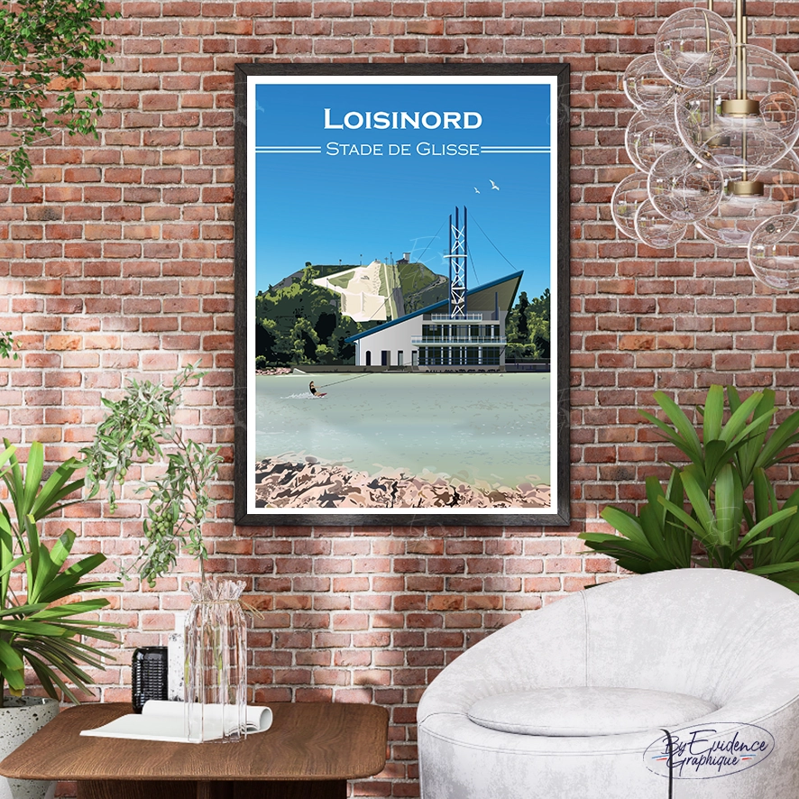 Loisinord - Stade de glisse - Affiche evidencegraphique