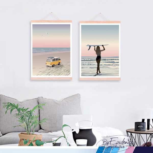 Surf collection Illustration evidencegraphique