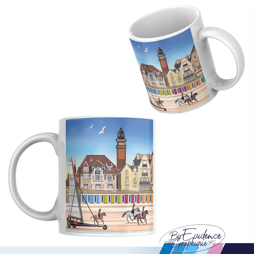 Mug création Touquet paris plage evidencegraphique