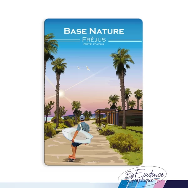 Magnet Frejus Base nature illustré evidencegraphique