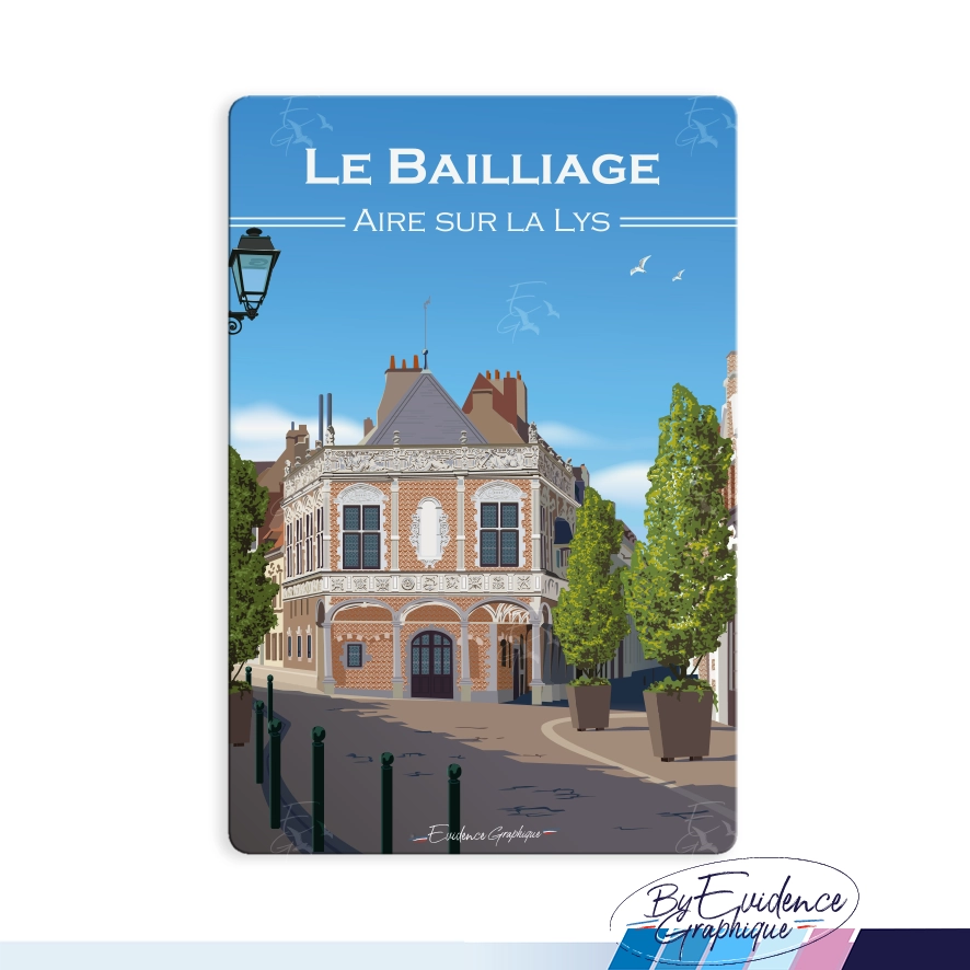 Magnet Baillage Aire sur la Lys hauts de france evidencegraphique