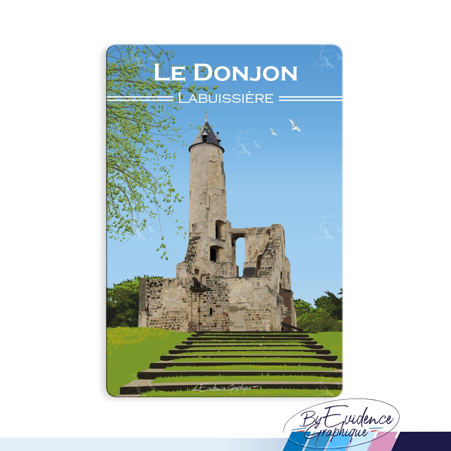 Magnet Donjon Labuissière hauts de france evidencegraphique