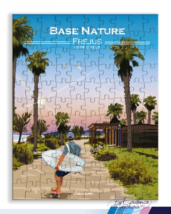 Base Nature - Fréjus - Puzzle 110p - EvidenceGraphique