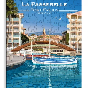 La passerelle Port Fréjus - Puzzle 110p - EvidenceGraphique