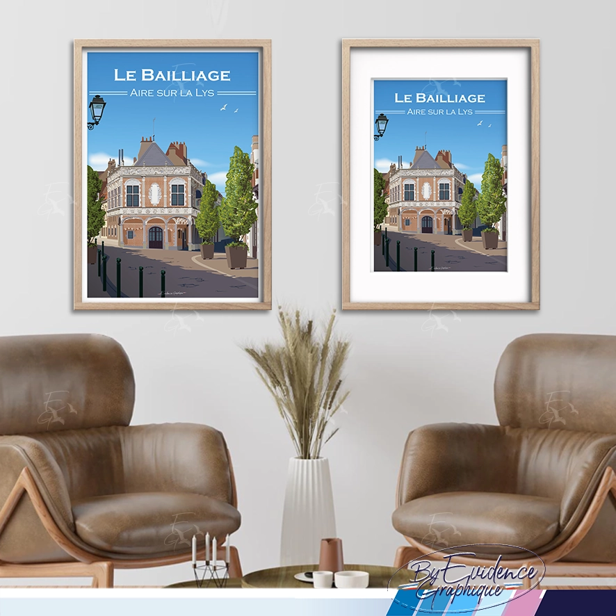 Le Bailliage Aire sur la Lys - création evidencegraphique