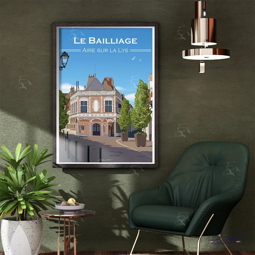 Le Bailliage - Aire:la Lys - Affiche - evidencegraphique