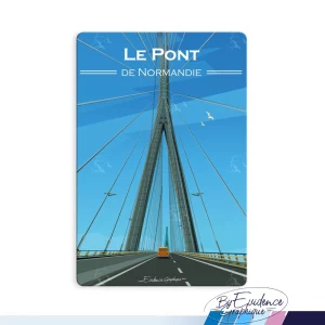 Magnet Pont de Normandie- evidencegraphique