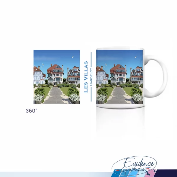 Mug 360 Villas d'Hadelot evidencegraphique