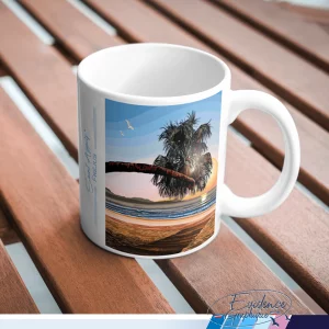 Mug souvenirs St aygulf frejus plage palmier evidencegraphique