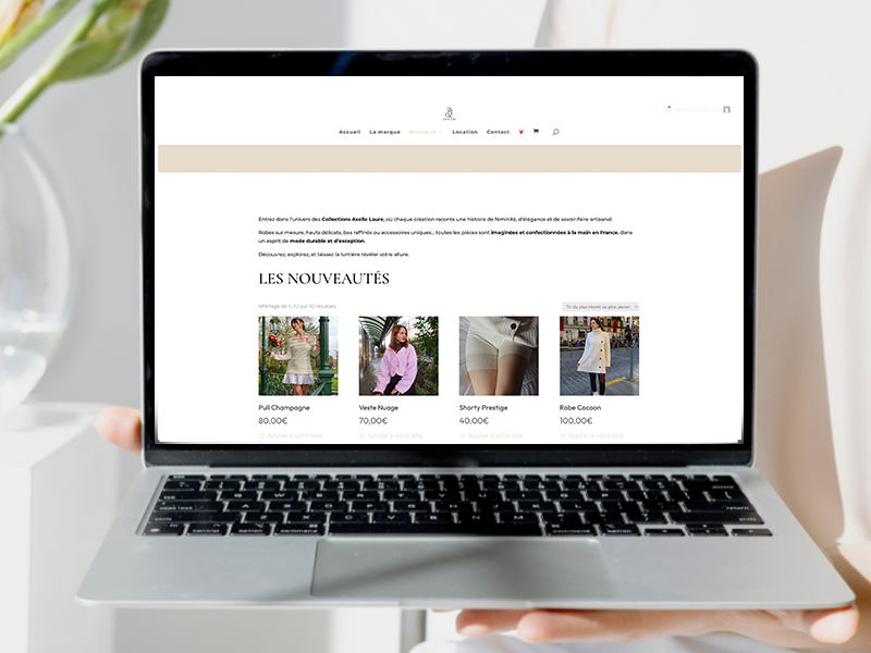 Portfolio - Web design Boutique AL- EvidenceGraphique Portfolio - Web design Boutique AL- EvidenceGraphique