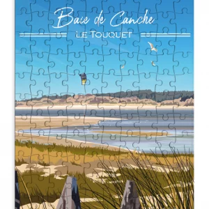 Puzzle Baie de Canche- Le Touquet- Cote d'opale - 110p - EvidenceGraphique