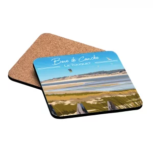 sous-verre Baie de canche - Le Touquet - cote d'opale - EvidenceGraphique