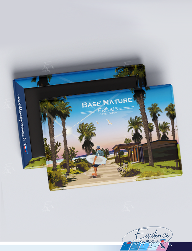 Magnet - EvidenceGraphique - Base nature - Fréjus - Cote d'azur