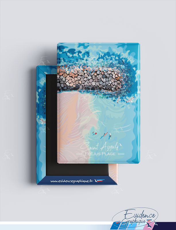 Magnet - EvidenceGraphique - Saint aygulf - fréjus plage - Cote d'azur