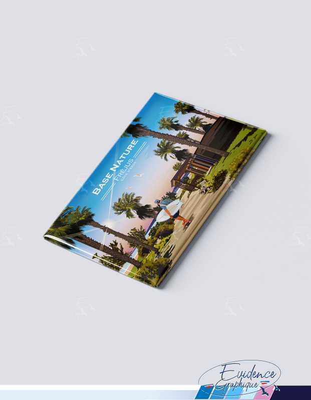 Magnet - La Base nature - Fréjus -cote d'azur - EvidenceGraphique