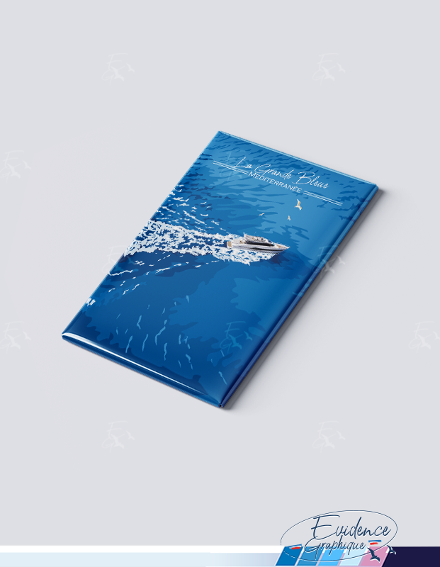Magnet - La Grande Bleue - Méditerranée -cote d'azur - EvidenceGraphique
