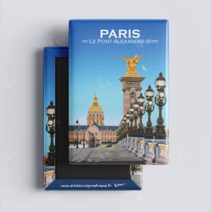 Magnet - Le pont alexandre 3 - Paris - EvidenceGraphique