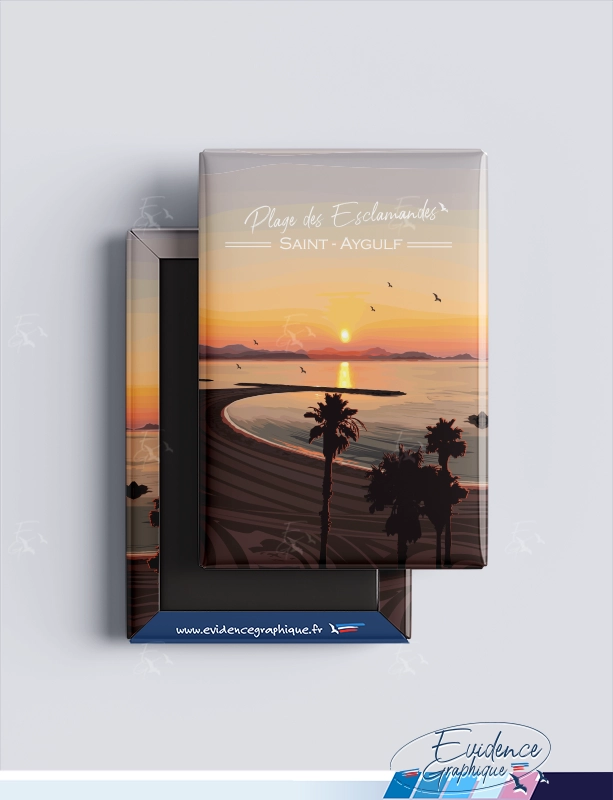 Magnet - Plage des Esclamandes - St aygulf - Cote d'azur - EvidenceGraphique