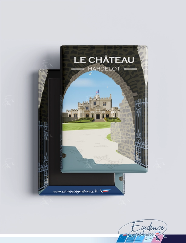 Magnet - Chateau - Hardelot - EvidenceGraphique -