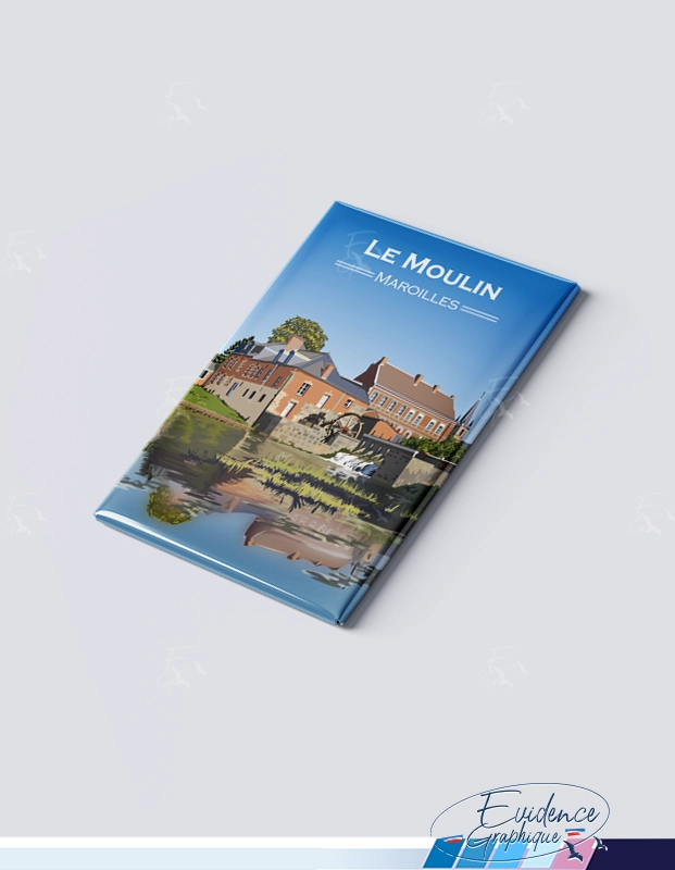 Magnet - Le moulin de maroilles - EvidenceGraphique