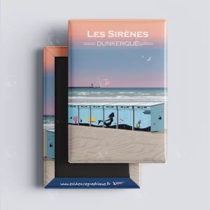 Magnet - Les sirènes - dunkerque - cote d'opale - EvidenceGraphique -