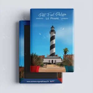 Magnet - Petit fort philippe - le phare - cote d'opale - EvidenceGraphique