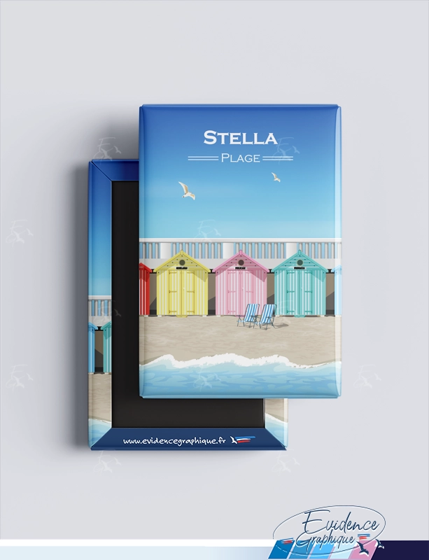 Magnet - Stella - plage - EvidenceGraphique -