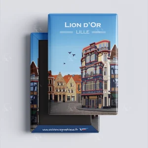 Magnet - place du lion d'or -lille- EvidenceGraphique -