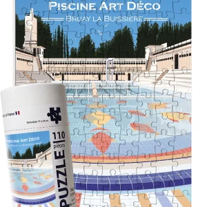 Puzzle tube - Piscine art déco - bruay la buissière - 110p - EvidenceGraphique
