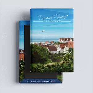 Magnet EvidenceGraphique - Le domaine sauvage - equihen plage - cote d opale