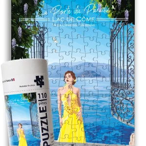 la porte du paradis - lac de come- italie - tube Puzzle 110p - EvidenceGraphique